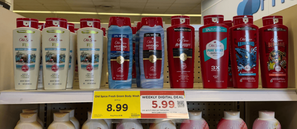 Old Spice Body Wash Kroger Shelf image