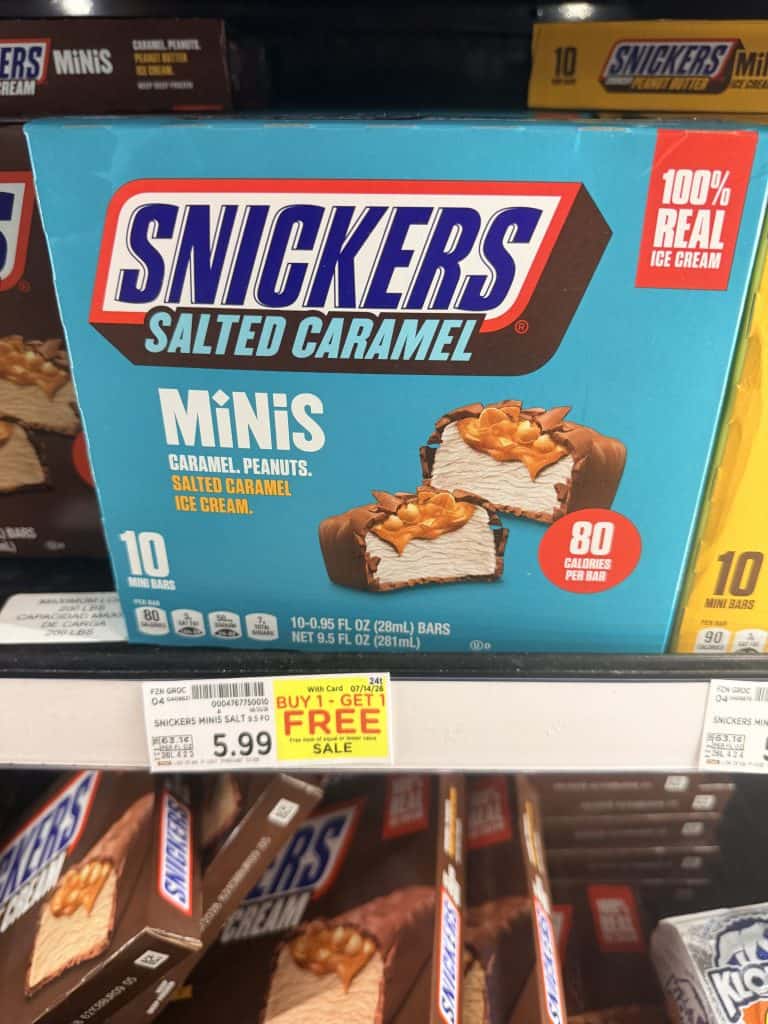 Mars Ice Cream Bars Kroger Shelf Image