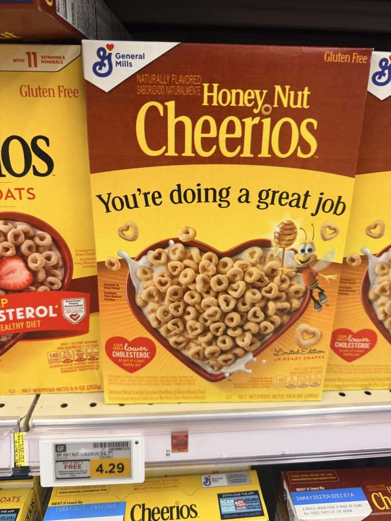 General Mills Cereals Kroger shelf image