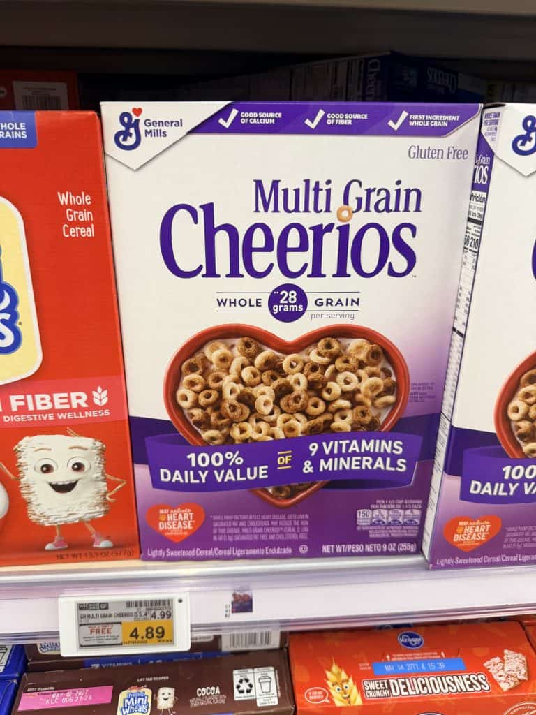 General Mills Cereals Kroger shelf image