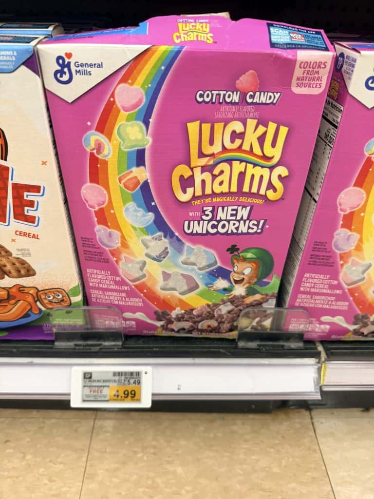 General Mills Cereals Kroger shelf image