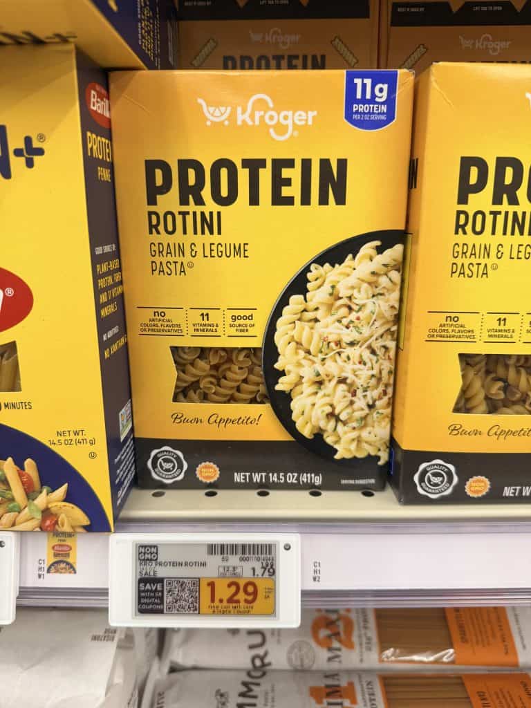 Kroger Protein Pasta Kroger shelf image