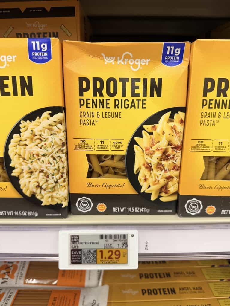 Kroger Protein Pasta Kroger shelf image