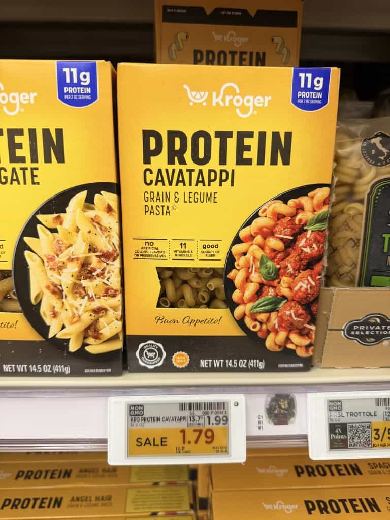 Kroger Protein Pasta Kroger shelf image