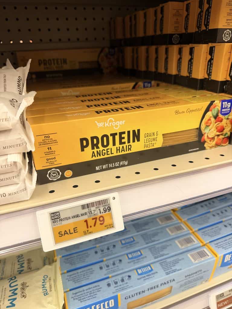 Kroger Protein Pasta Kroger shelf image