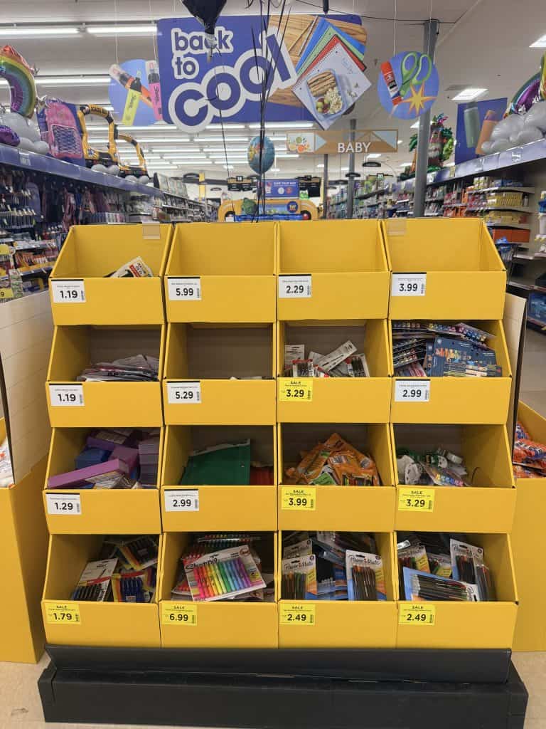 school supplies kroger shelf image