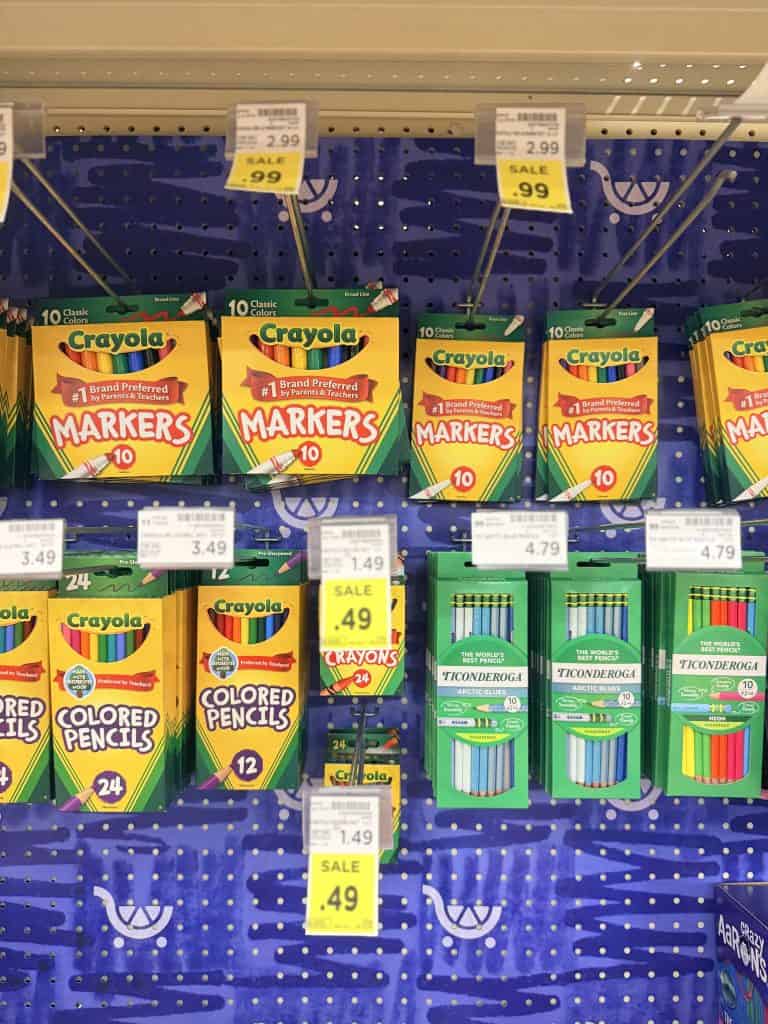 school supplies kroger shelf image