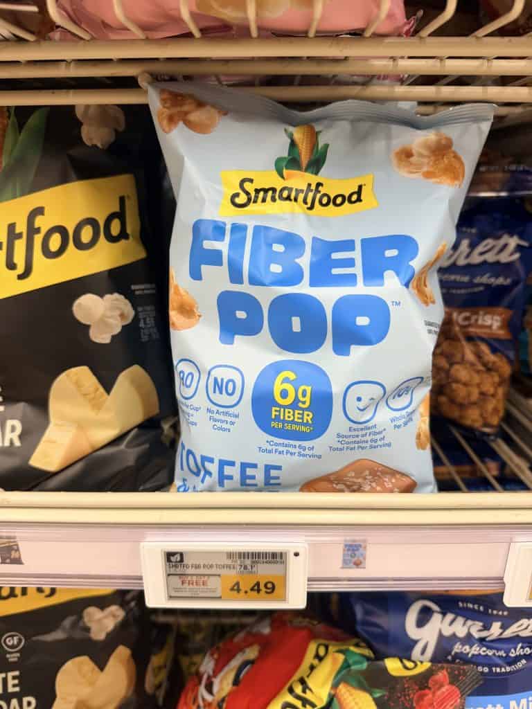 smartfood popcorn kroger shelf image