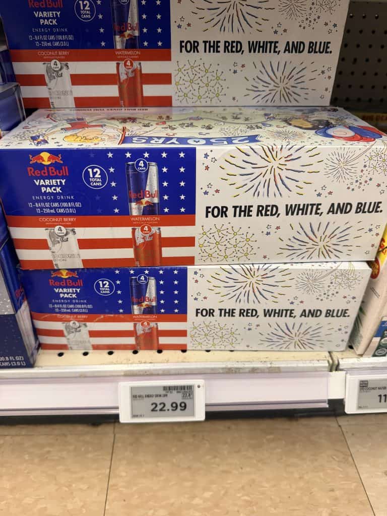 Red Bull Summer Celebration Pack Kroger Shelf Image