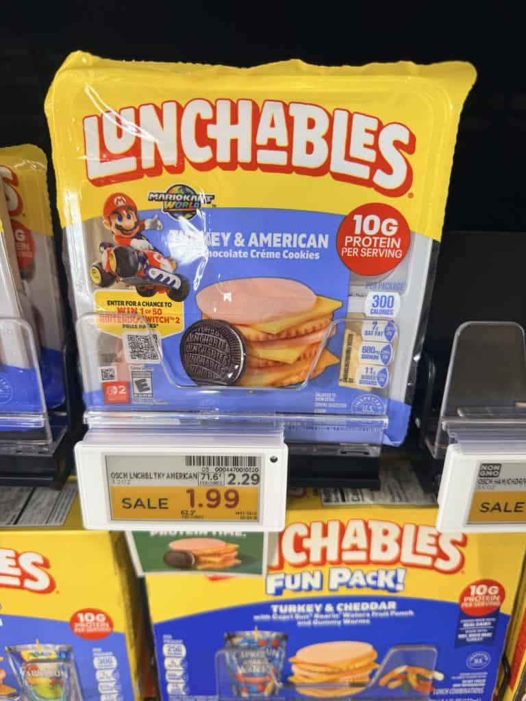 lunchables kroger shelf image