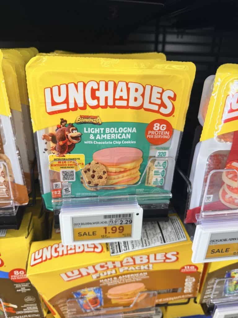 lunchables kroger shelf image