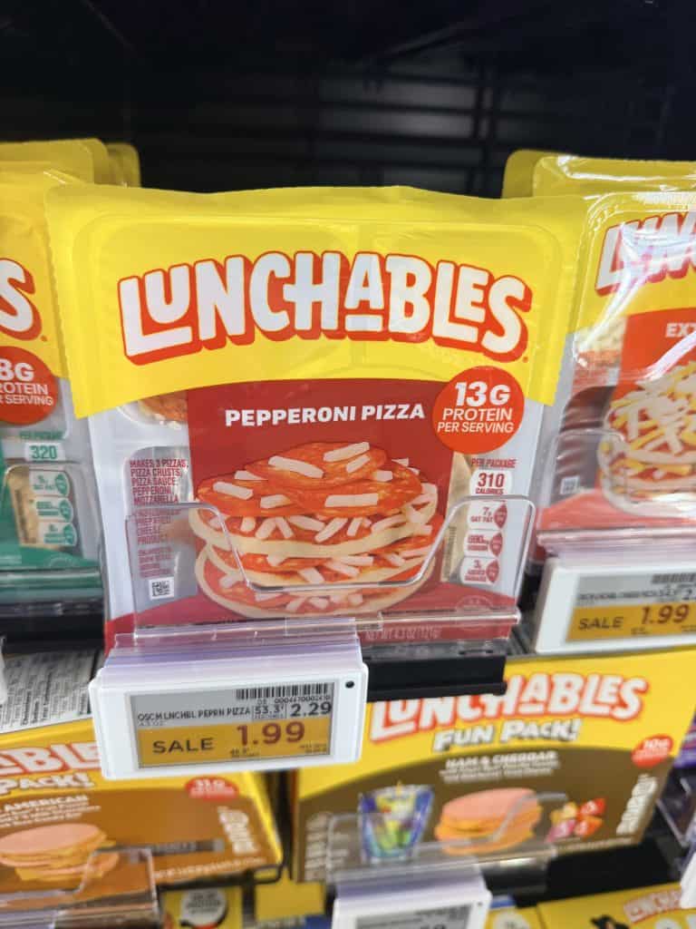 lunchables kroger shelf image