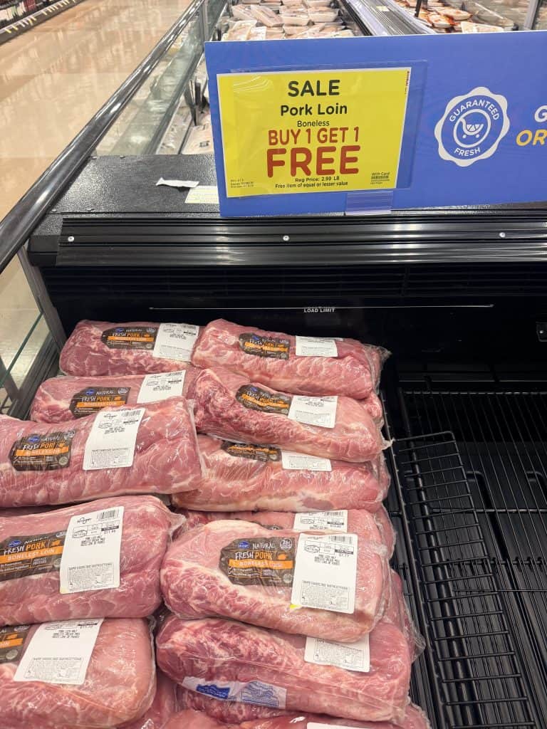 Kroger Boneless Pork Half Loin or Tenderloin kroger shelf image