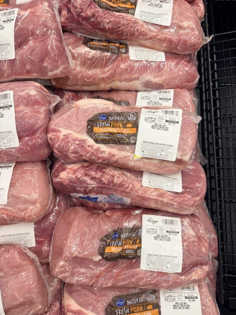 Kroger Boneless Pork Half Loin or Tenderloin kroger shelf image