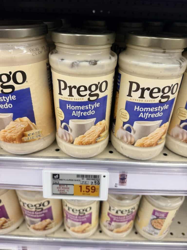 Prego Pasta Sauces Kroger shelf image