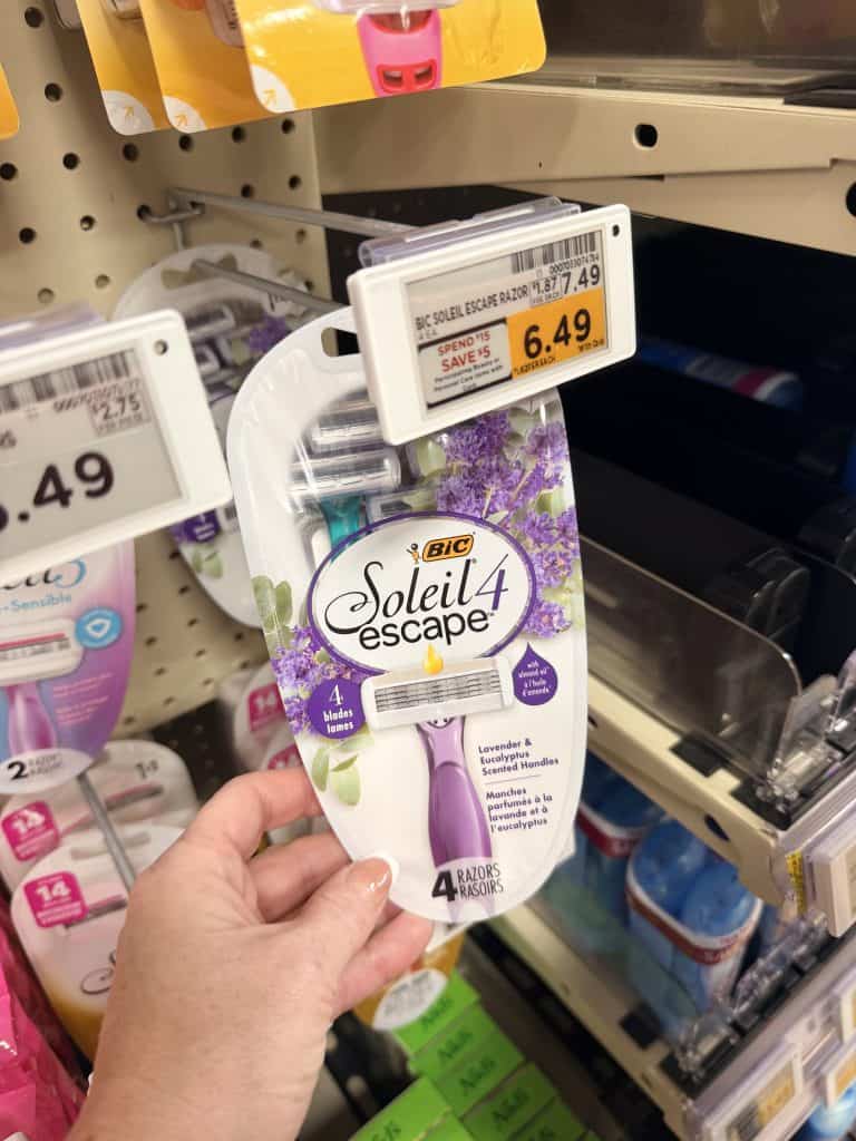 Bic Disposable Razor Kroger Shelf Image