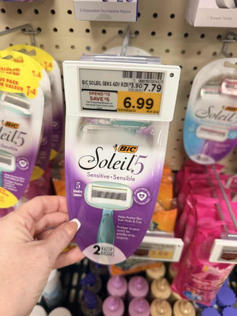Bic Disposable Razor Kroger Shelf Image