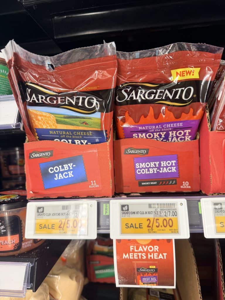 Sargento Sliced Cheese Kroger shelf image