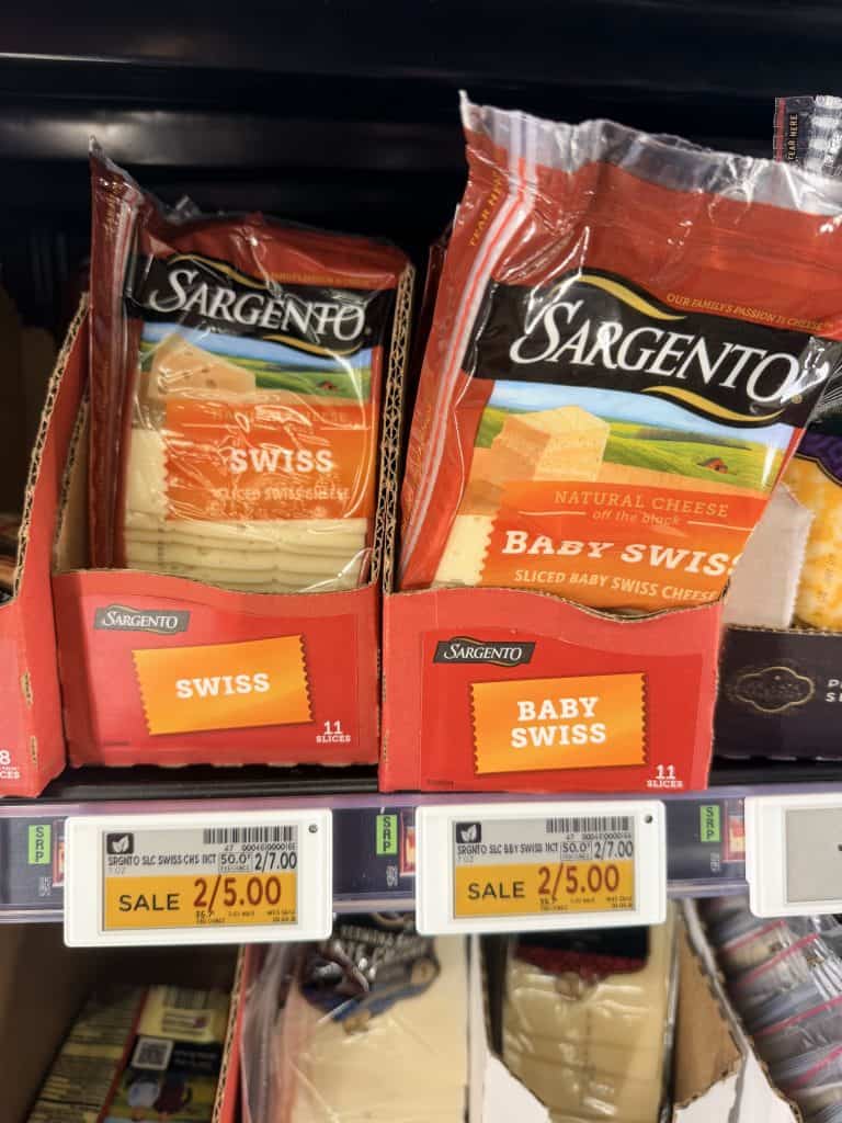 Sargento Sliced Cheese Kroger shelf image