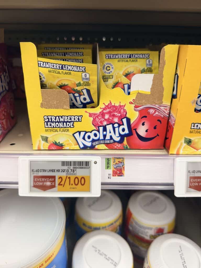 kool-aid packets kroger shelf image