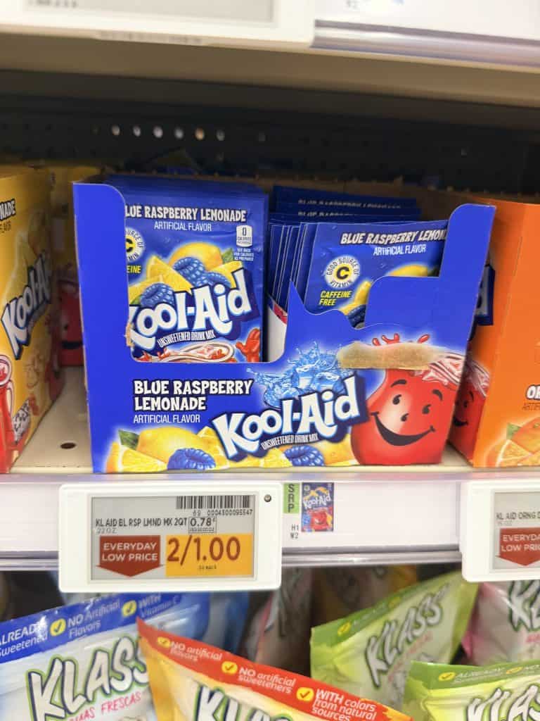 kool-aid packets kroger shelf image
