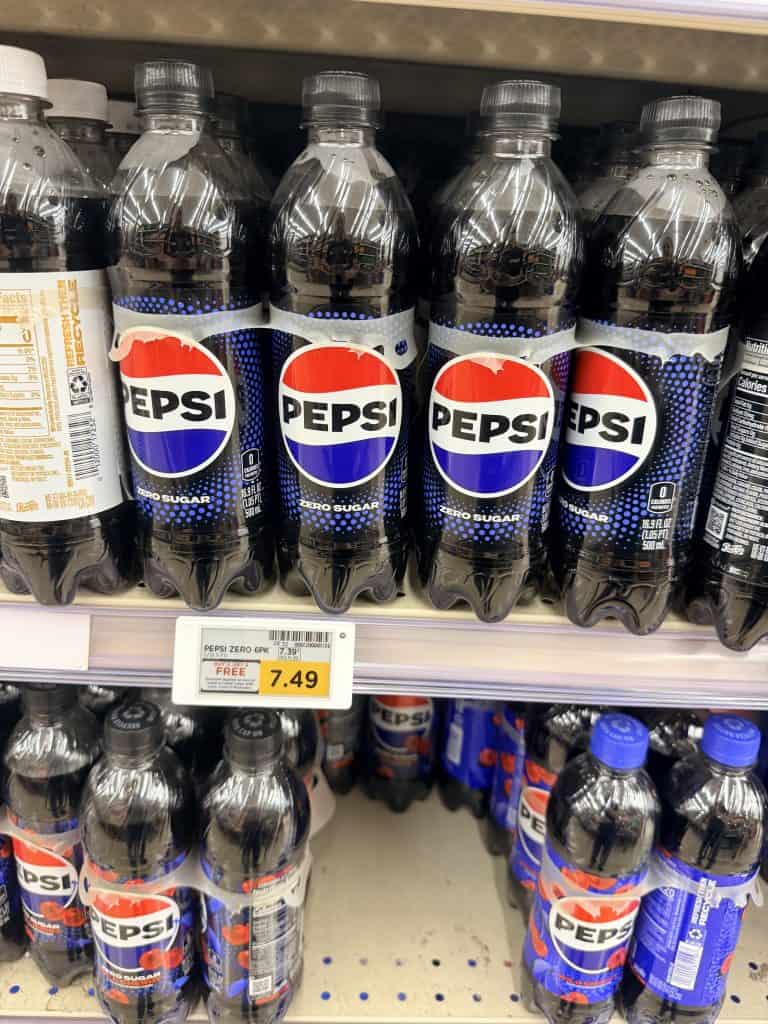 pepsi zero sugar kroger shelf image