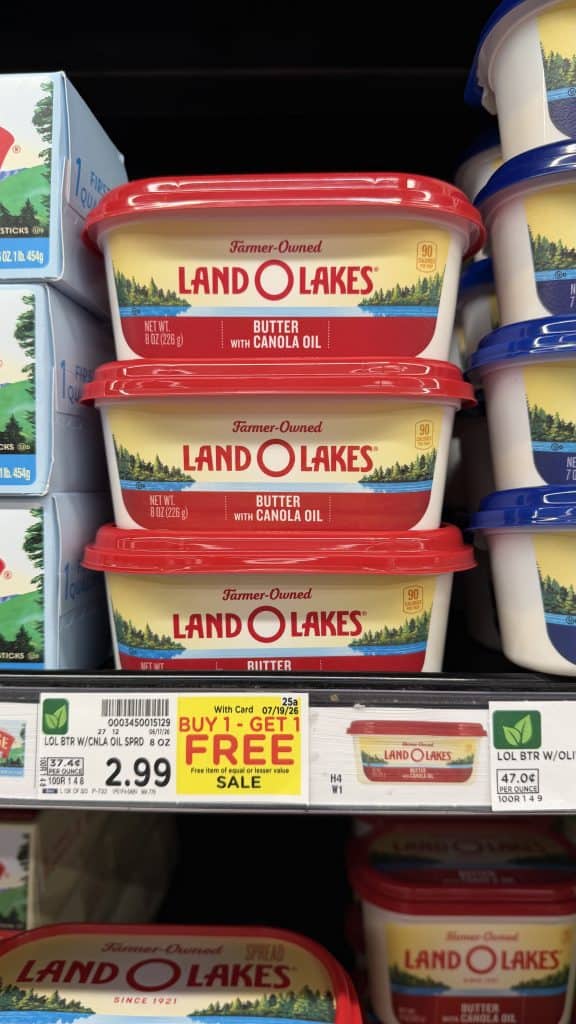 land o lakes kroger shelf image
