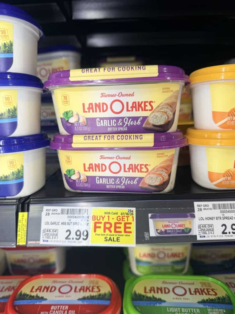 land o lakes kroger shelf image