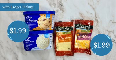 Sargento Sliced Cheese and Kroger Ice Cream Kroger Krazy