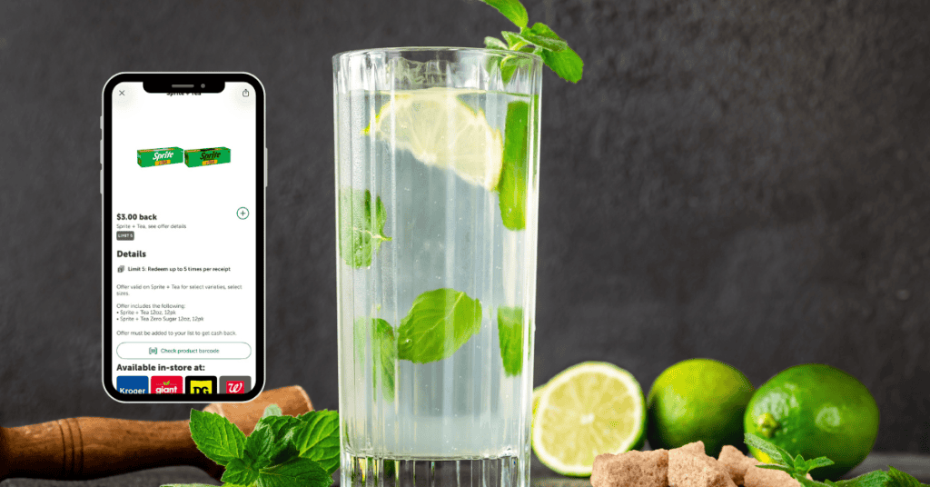 Sprite + Tea Ibotta Rebate Kroger