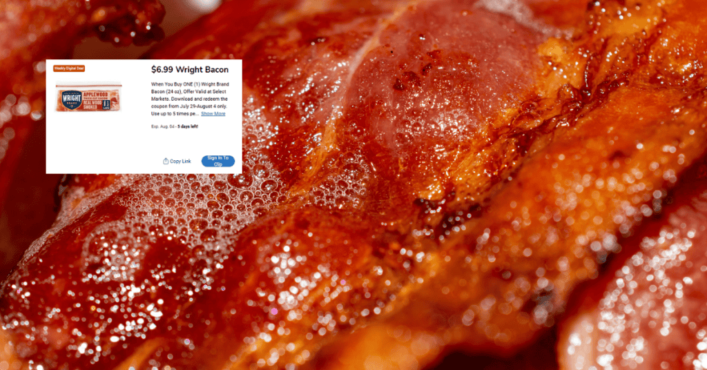 Wright Bacon Kroger Digital Coupon