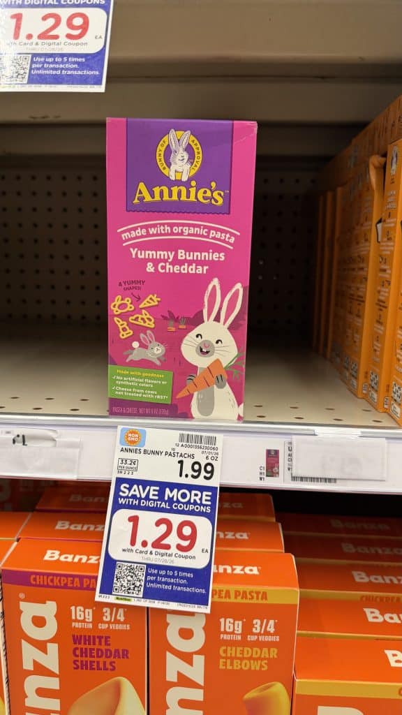 annies mac and cheese kroger shelf image (1)