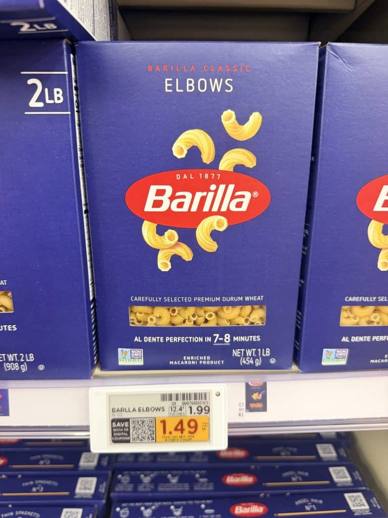 barilla pasta kroger shelf image (6)