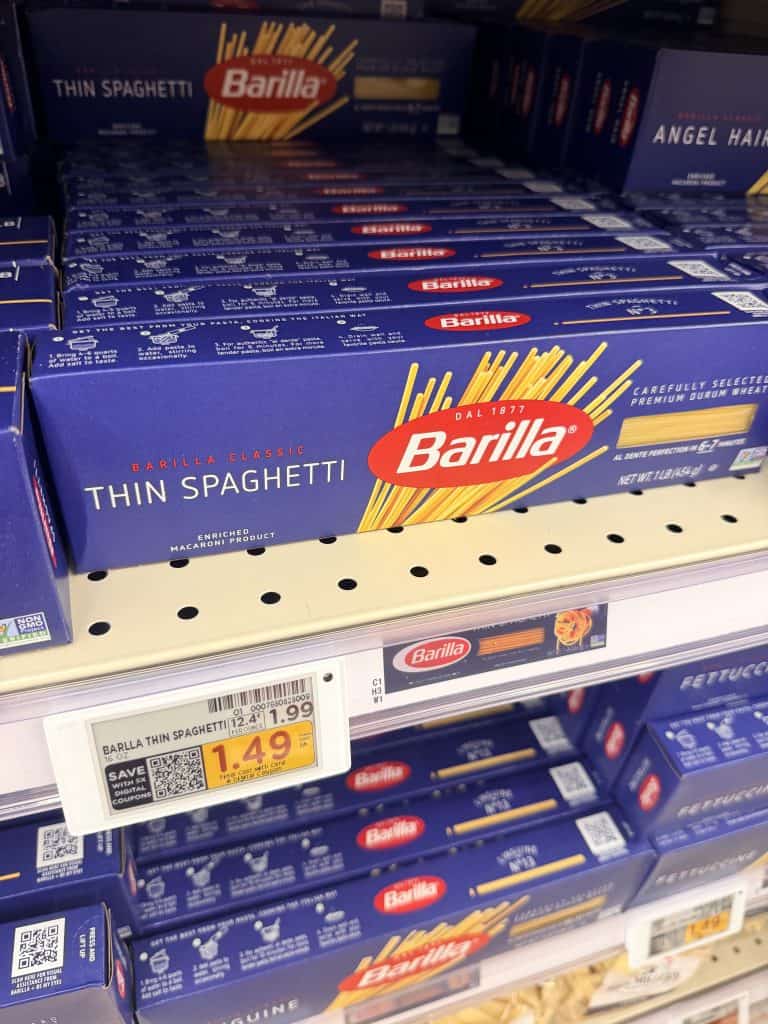 barilla pasta kroger shelf image (6)