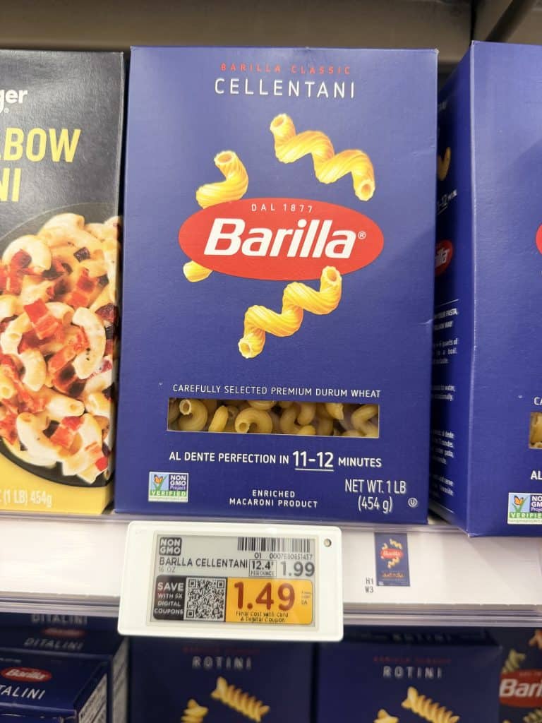 barilla pasta kroger shelf image (6)