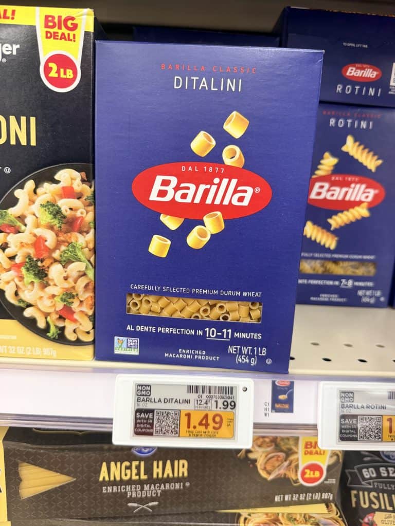 barilla pasta kroger shelf image (6)