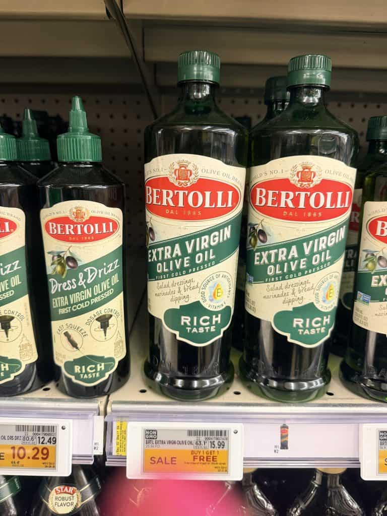 bertolli evoo kroger shelf image