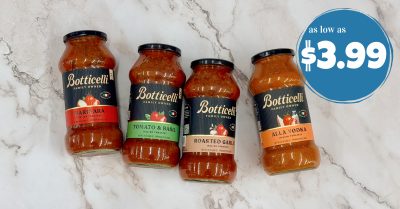 botticelli pasta sauce kroger krazy