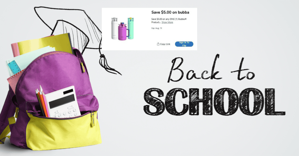 bubba water bottle kroger digital coupon