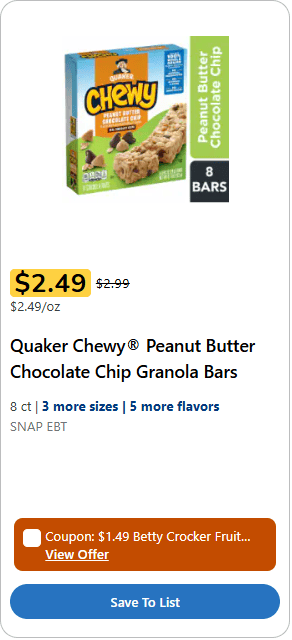 chewy bars kroger image 3