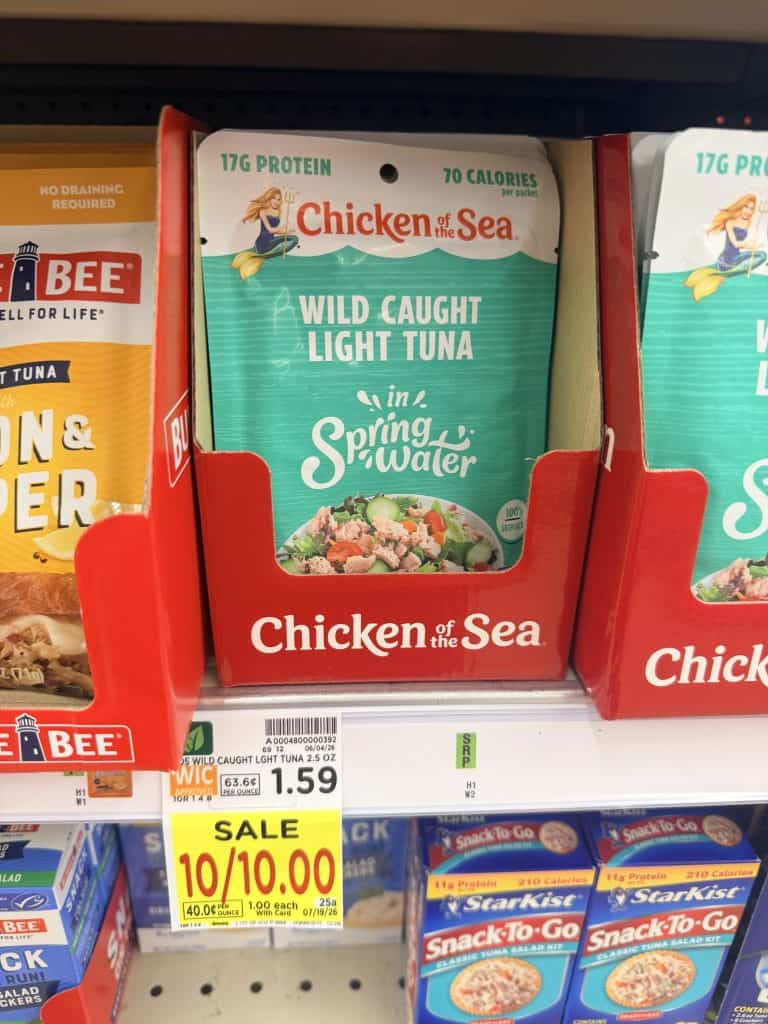 chicken of the sea kroger shelf image (2)