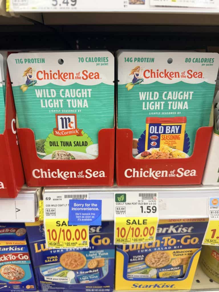 chicken of the sea kroger shelf image (2)