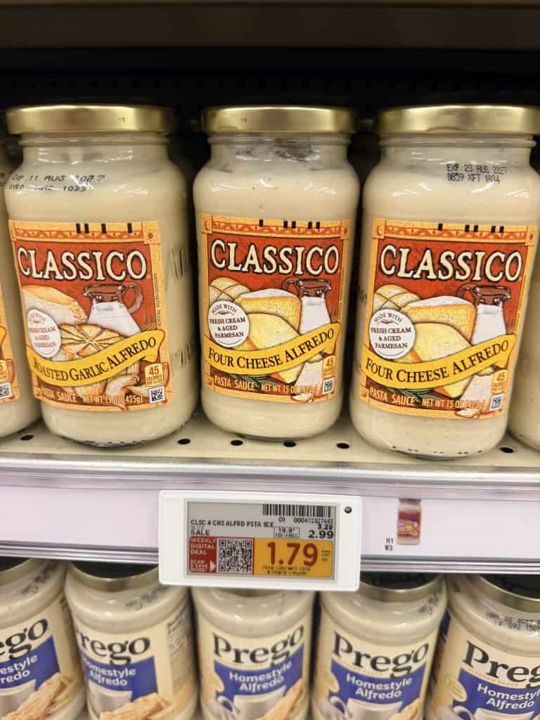 classico pasta sauce kroger shelf image (8)