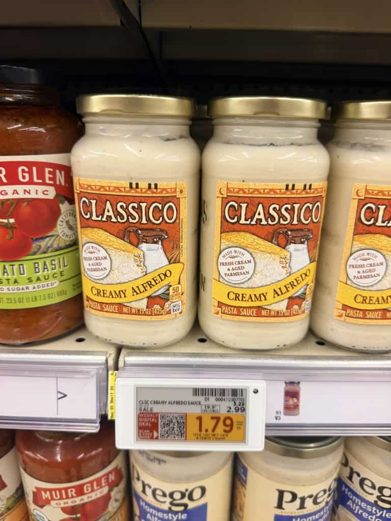 classico pasta sauce kroger shelf image (8)