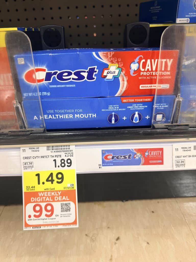 crest toothpaste kroger shelf image (2)