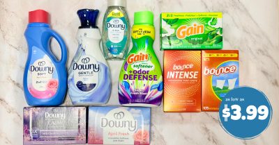 downy, gain and bounce kroger krazy