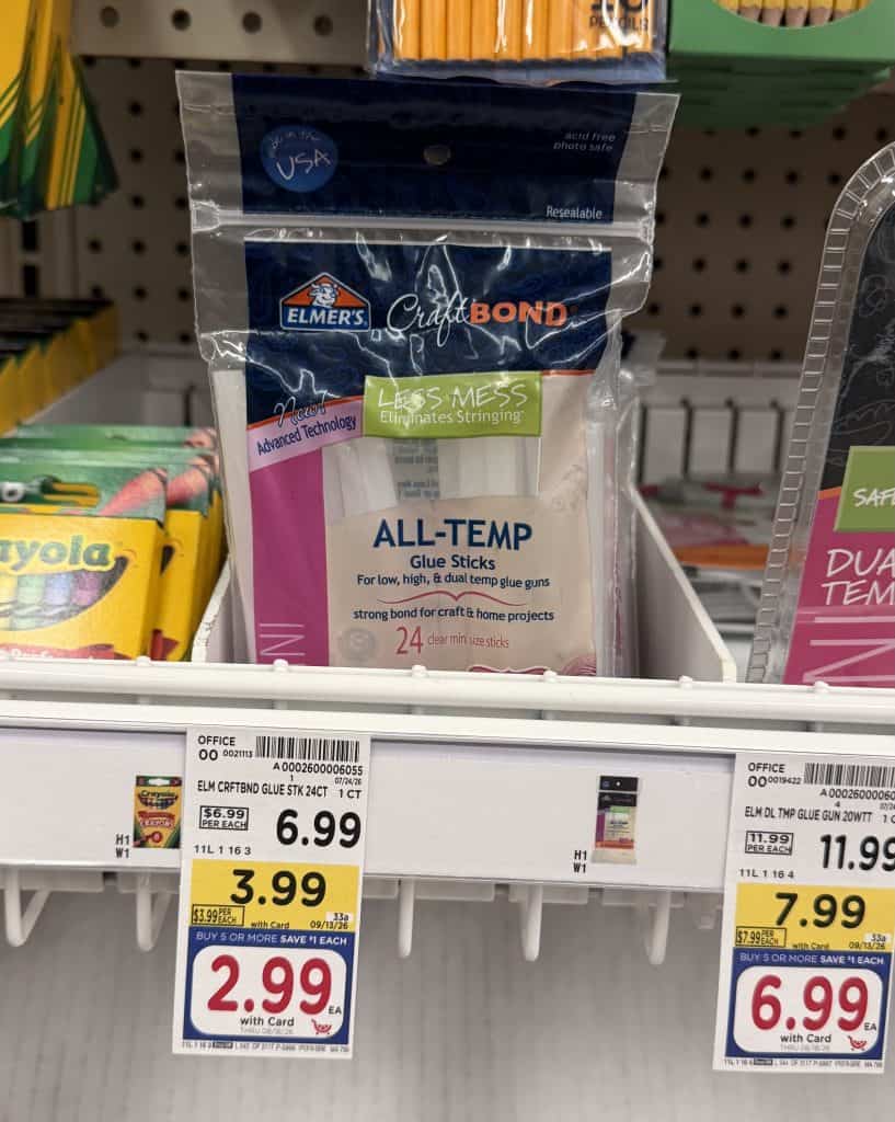 elmer's hot glue kroger shelf image (1)
