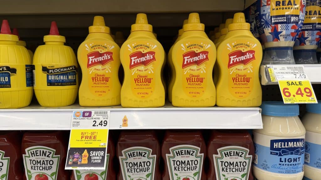 french's mustard kroger shelf image