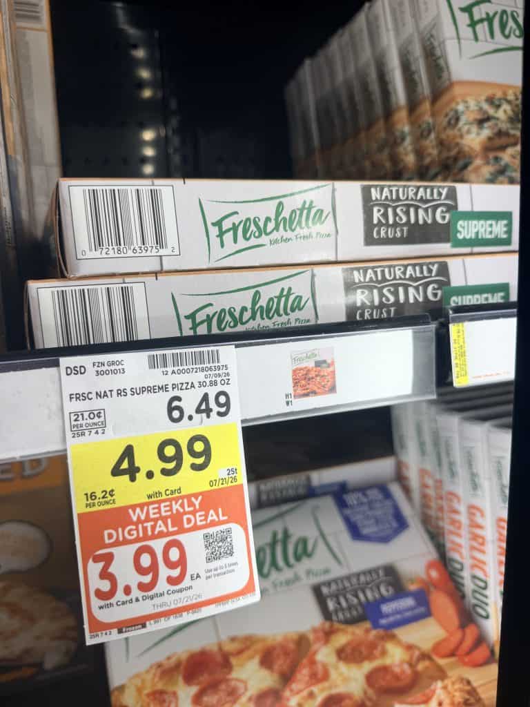 freschetta pizza kroger shelf image (4)