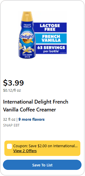 international delight creamer kroger image